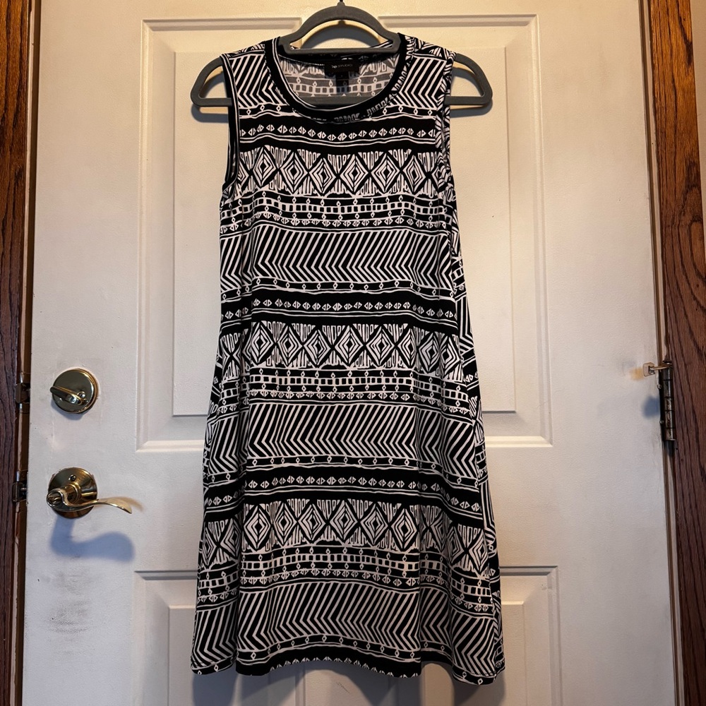 AB Studio Geometric Dress sz S